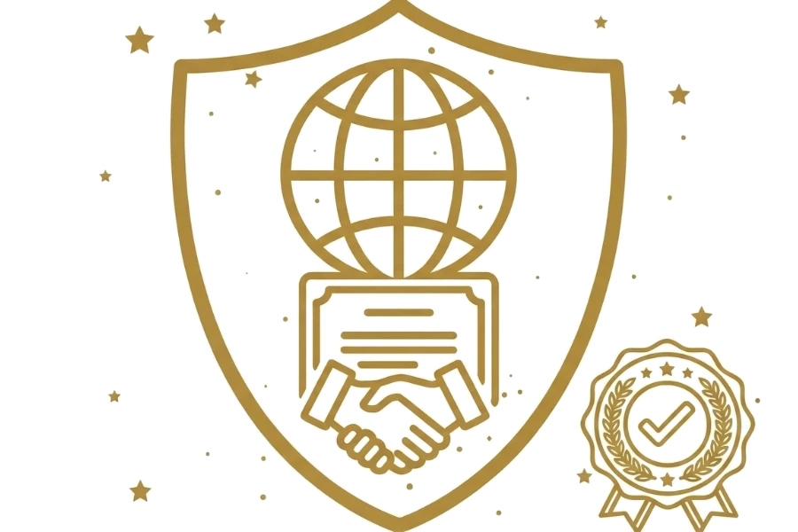 Licensed and authorized Singapore-Malaysia private transport provider seal