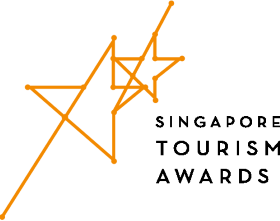 "Singapore Tourism Awards logo, recognizing our outstanding contribution and high service standards in the Singapore-Malaysia travel industry."