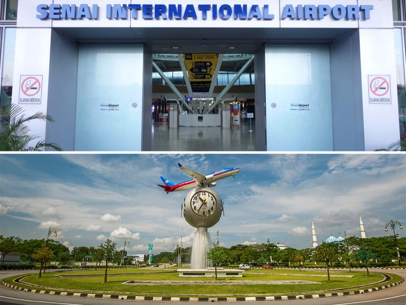 Johor Senai International Airport JHB entrance for private transfer service