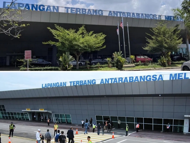 Malacca International Airport MKZ terminal for direct private car connections