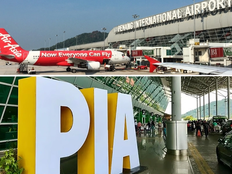 Penang International Airport PEN facade for premium cross-border transport