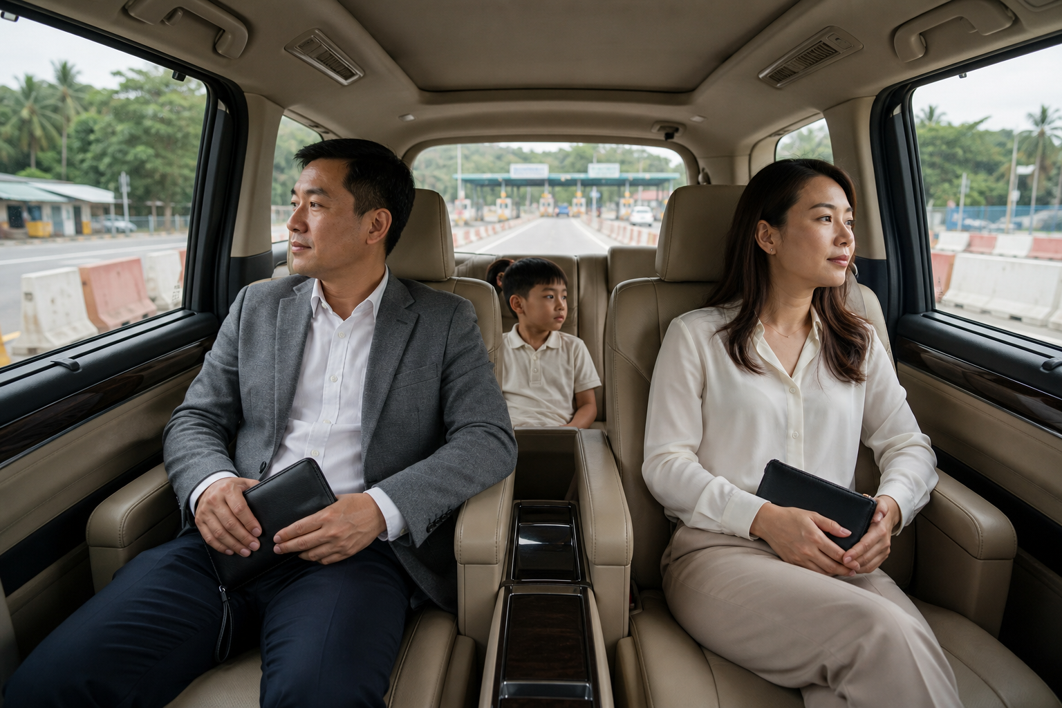 Stay-in-car private transfer Singapore to Johor Bahru