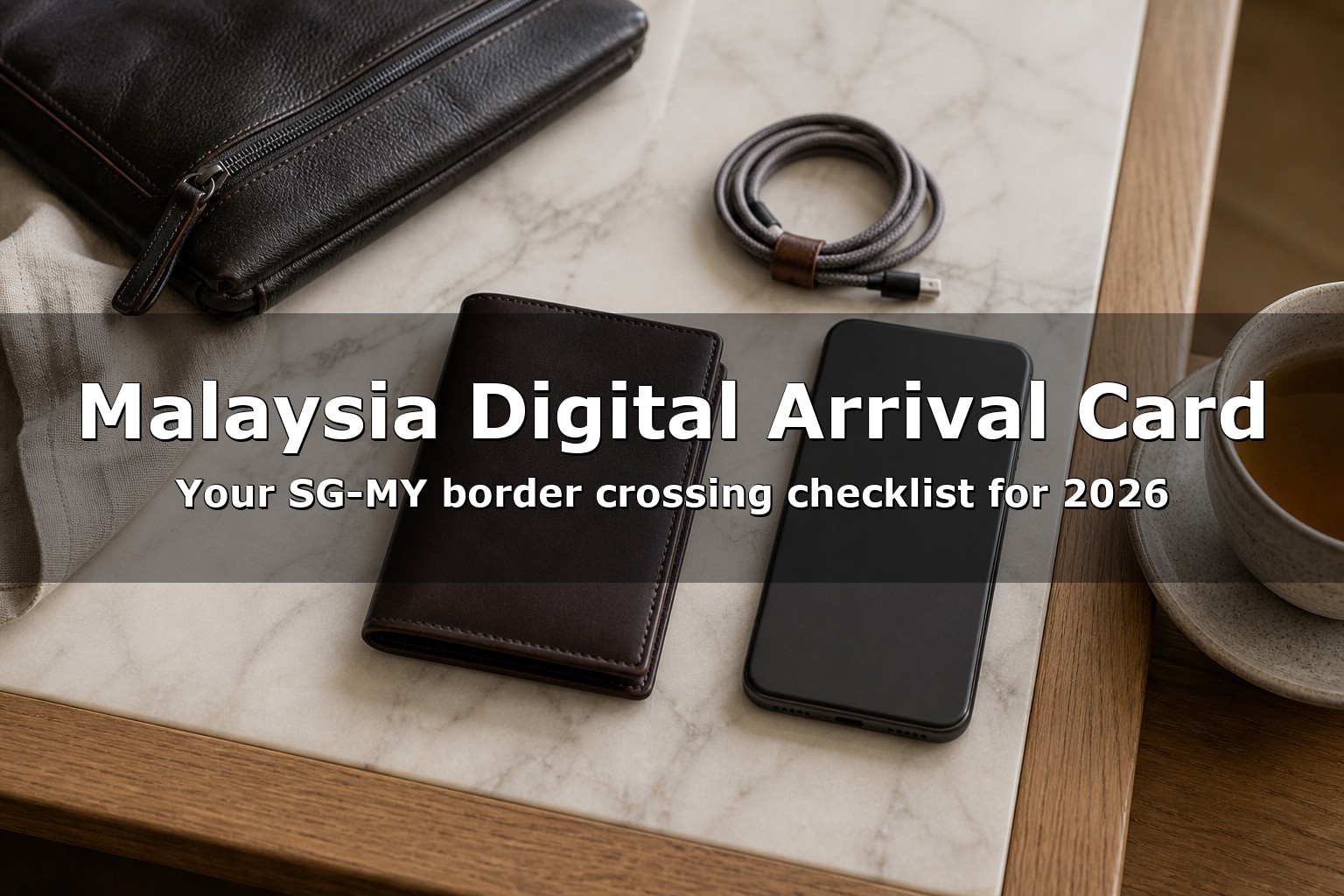 Malaysia Digital Arrival Card & SG-MY Border Checklist 2026