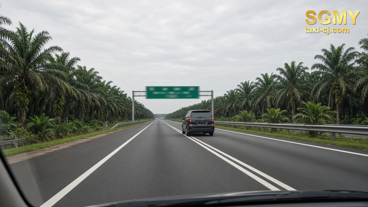 North-South Expressway exit toward Kulai and Johor Premium Outlets