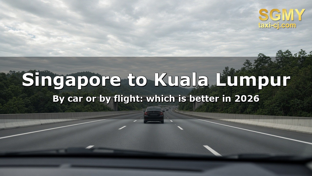 Singapore to Kuala Lumpur by Car vs Flight (2026)